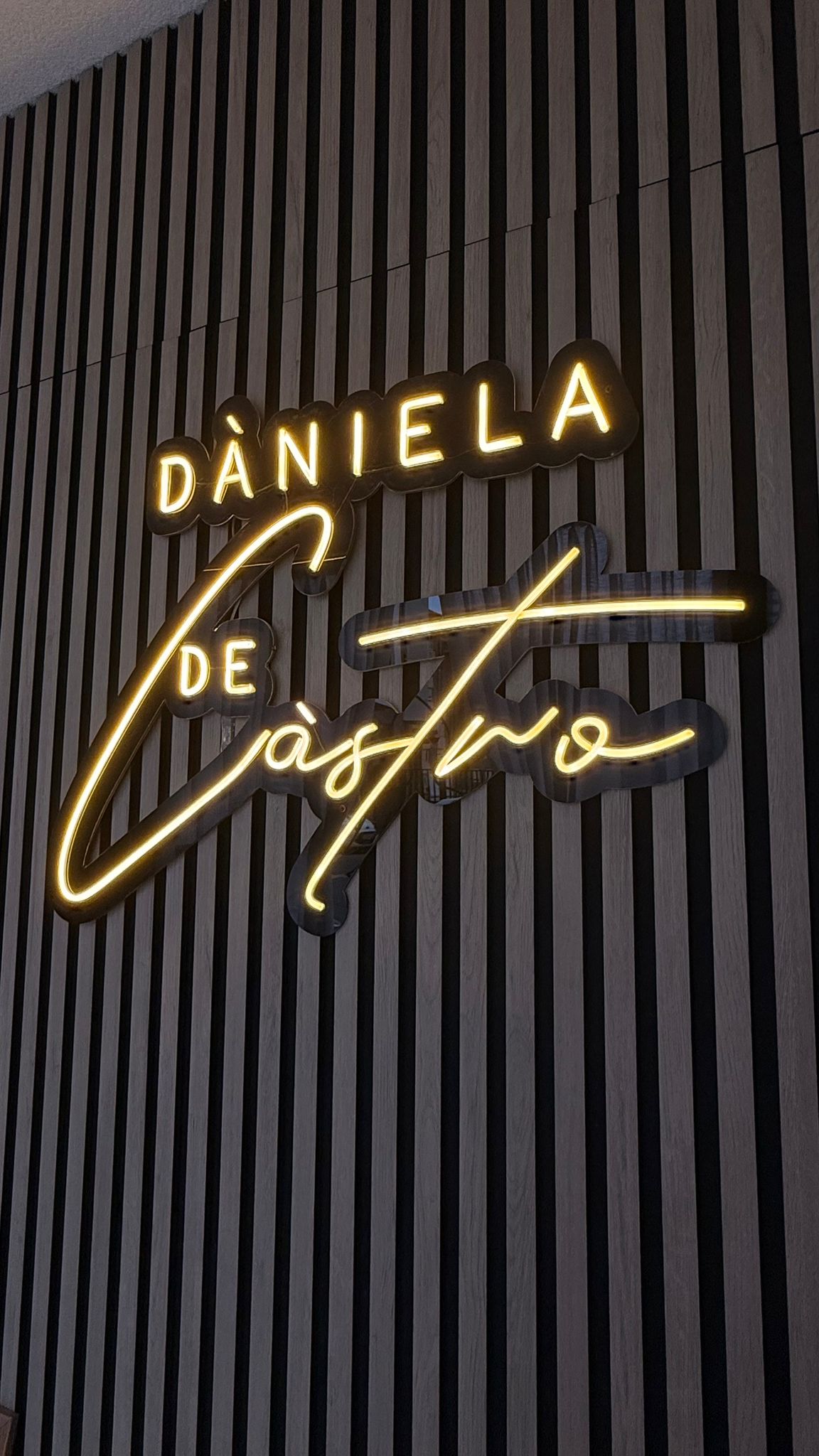 Daniela de Castro - Neón elegante y sofisticado